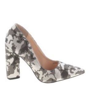 New Army camo Chunky Heels